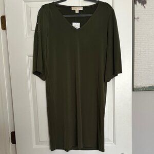 Michael Kors Olive V-Neck Tunic